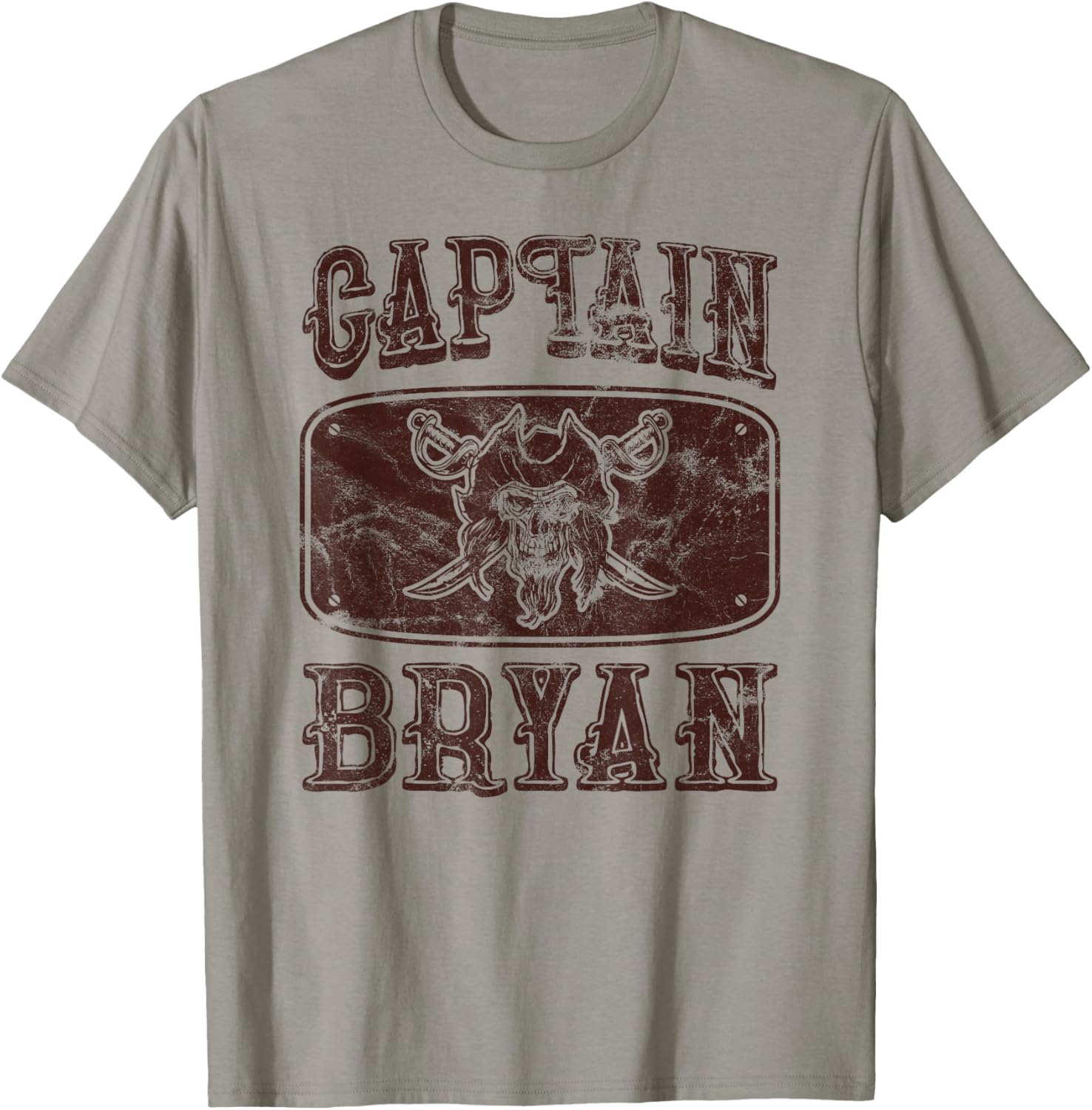 Vintage Captain Bryan Personalized Pirate Pontoon Boating