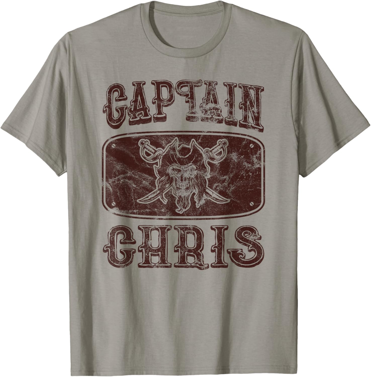 Vintage Captain Chris Personalized Pirate Pontoon Boating