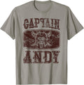 Vintage Captain Andy Personalized Pirate Pontoon Boating