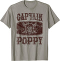Vintage Captain Poppy Personalized Pirate Pontoon Boating