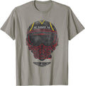 Top Gun Hangman Helmet T Shirt Small Grey