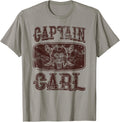 Vintage Captain Carl Personalized Pirate Pontoon Boating