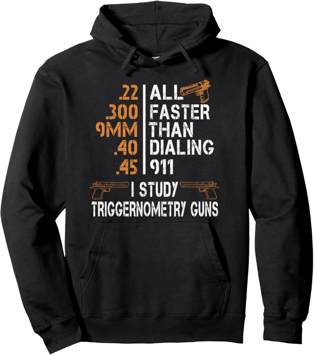 I Study Triggernometry Guns T Shirt Gun Lovers Funny Pullover Hoodie