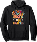 Happiest Boy On Earth Shirt, Family Trip, Happiest Place Pullover Hoodie