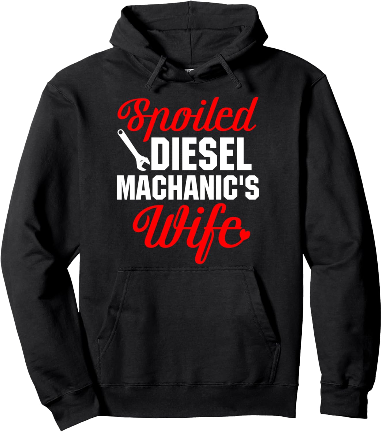 Diesel Mechanics Wife T Pullover Hoodie