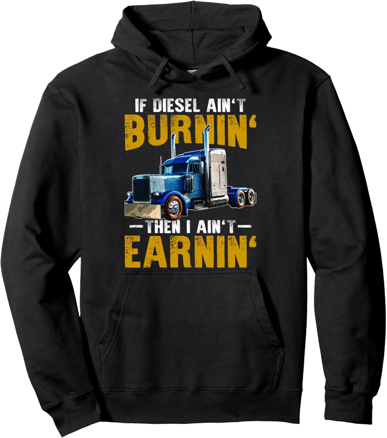 Funny Truck Driver Joke Saying Diesel Trucker Vintage
