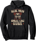 Mechanic Trucker Real Men Smell Like Diesel Pullover