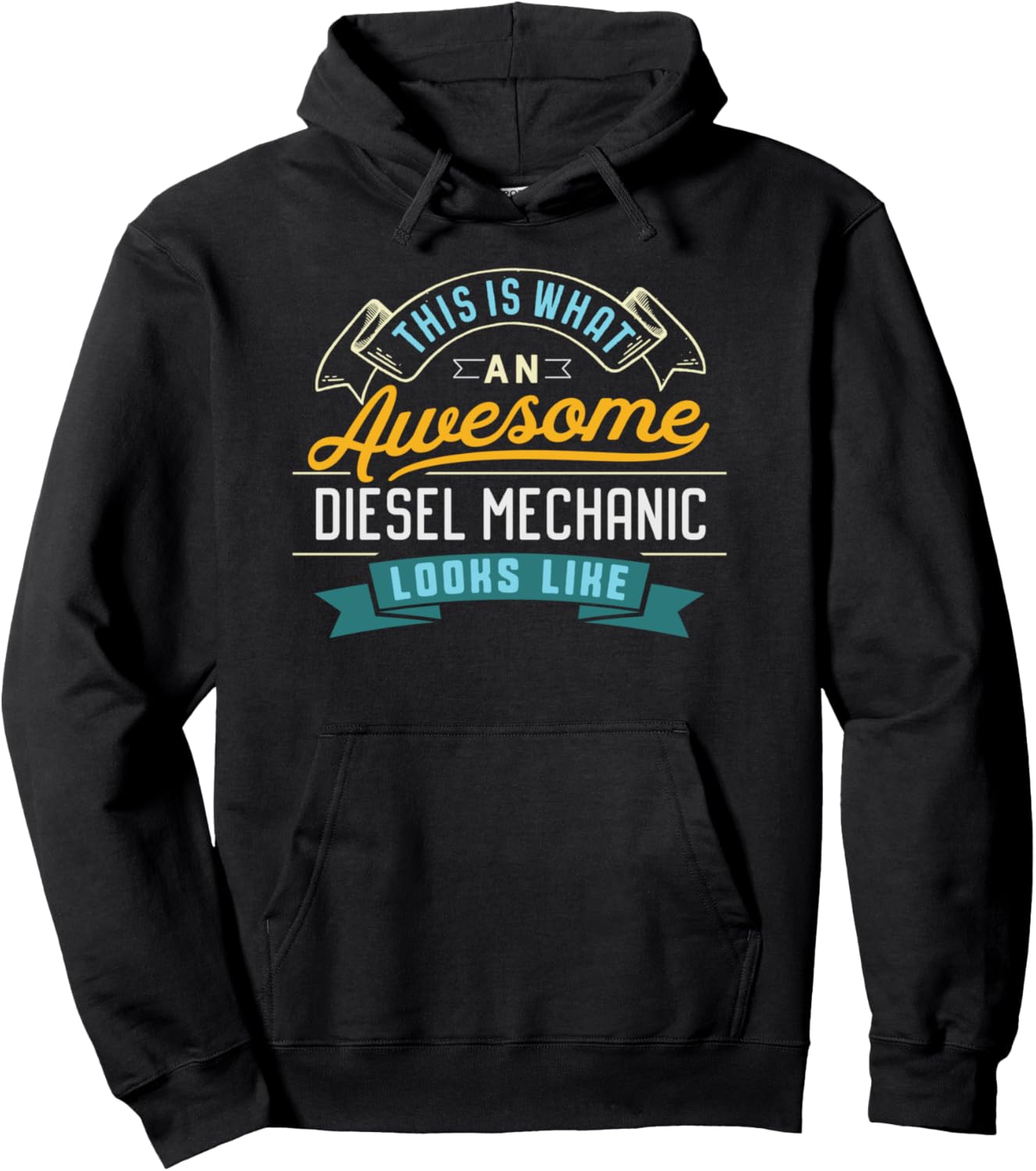 Funny Diesel Mechanic Awesome Job Occupation Pullover Hoodie