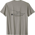 Grady White Boat Design Print On Back Small