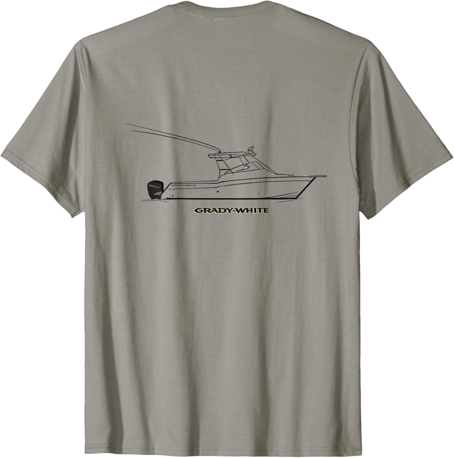 Grady White Boat Design Print On Back Small
