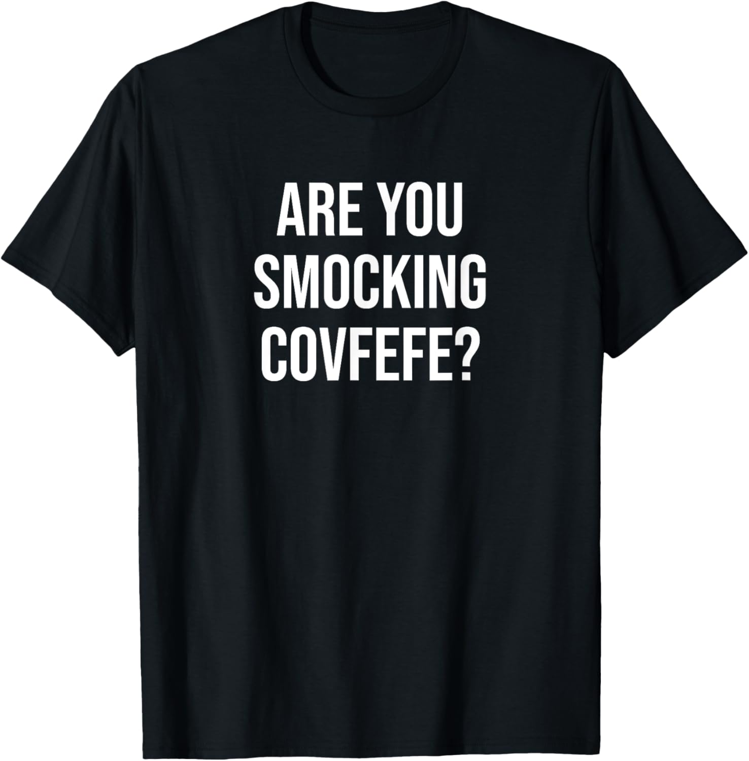 Funny Smoking Gun Smocking Covfefe Tshirt