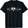 Paw Print Heartbeat Veterinarian Vet Tech Funny Pulse Gift
