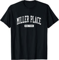 Miller Place New York NY Vintage Athletic Sports Design