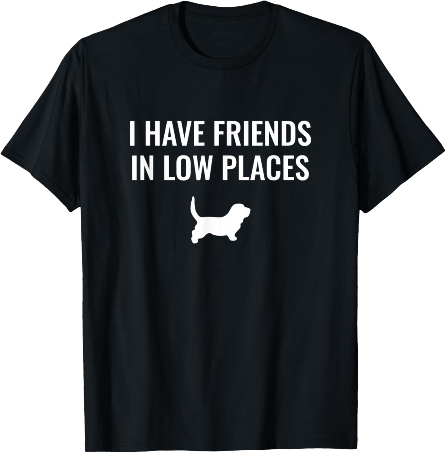 I Have Friends In Low Places - Basset Hound