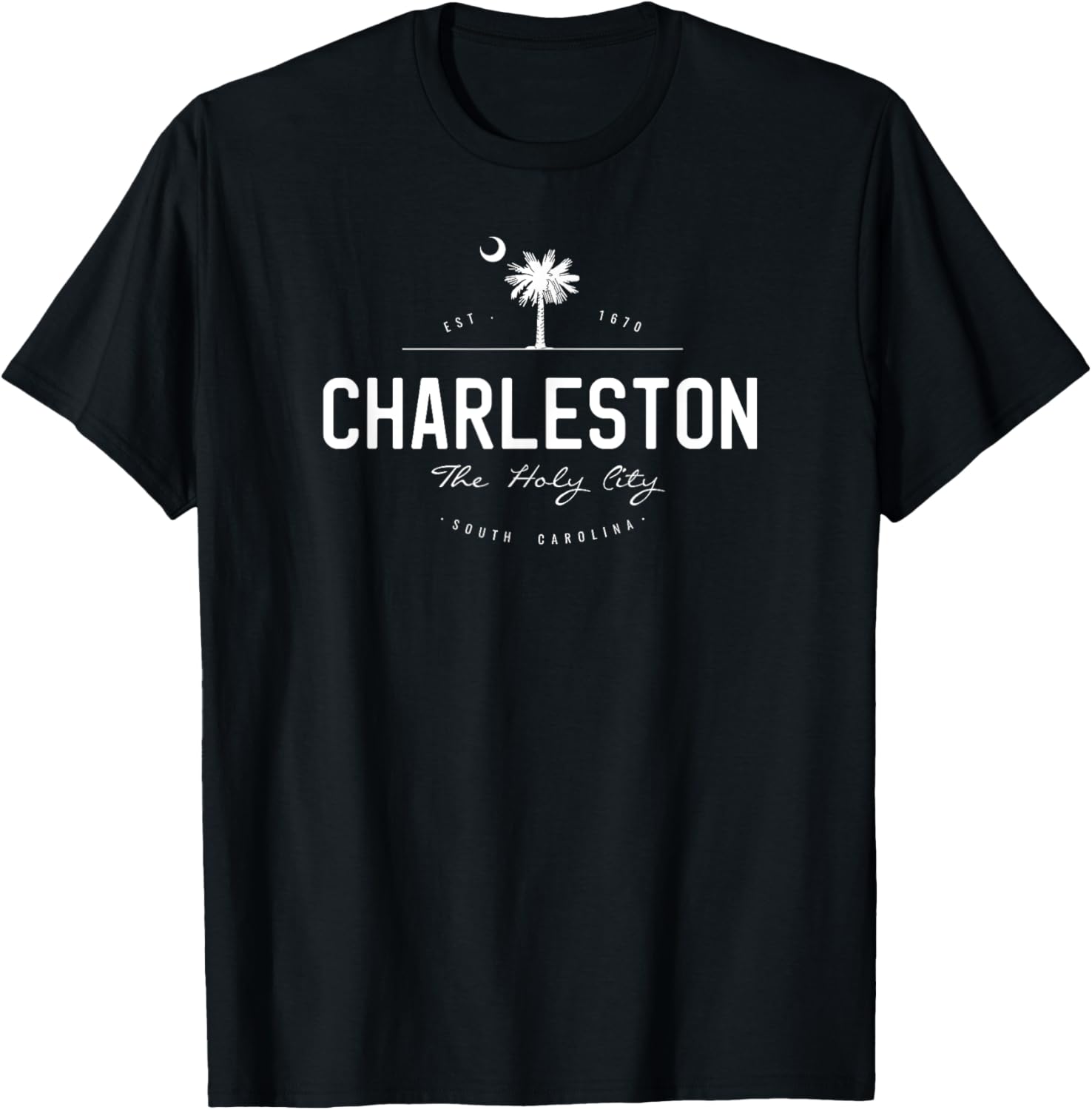 Charleston Holy City South Carolina Palm Flag