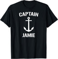 Nautical Captain Jamie Personalized Boat Anchor