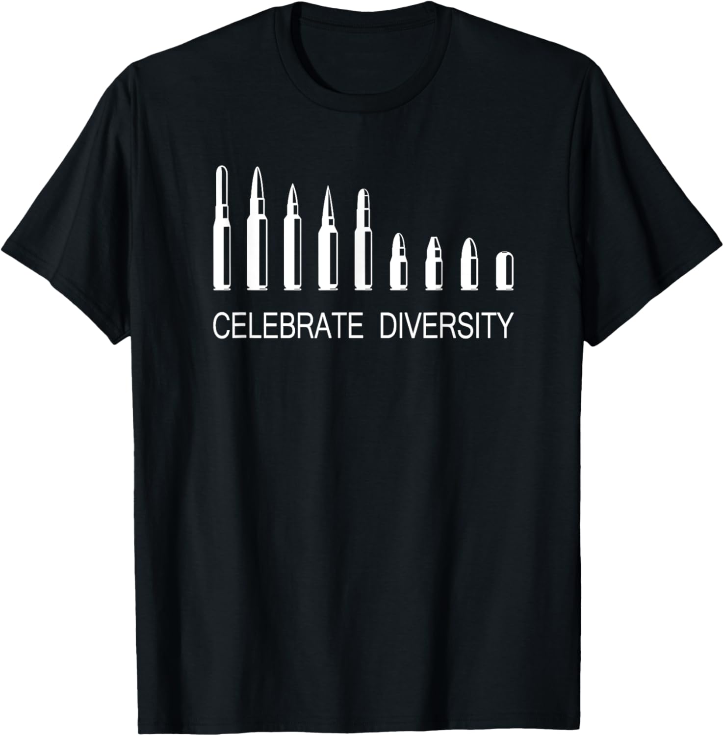 Celebrate Diversity Ammo Bullet Funny Pro Gun Ammunition