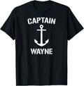 Nautical Captain Wayne Personalized Boat Anchor
