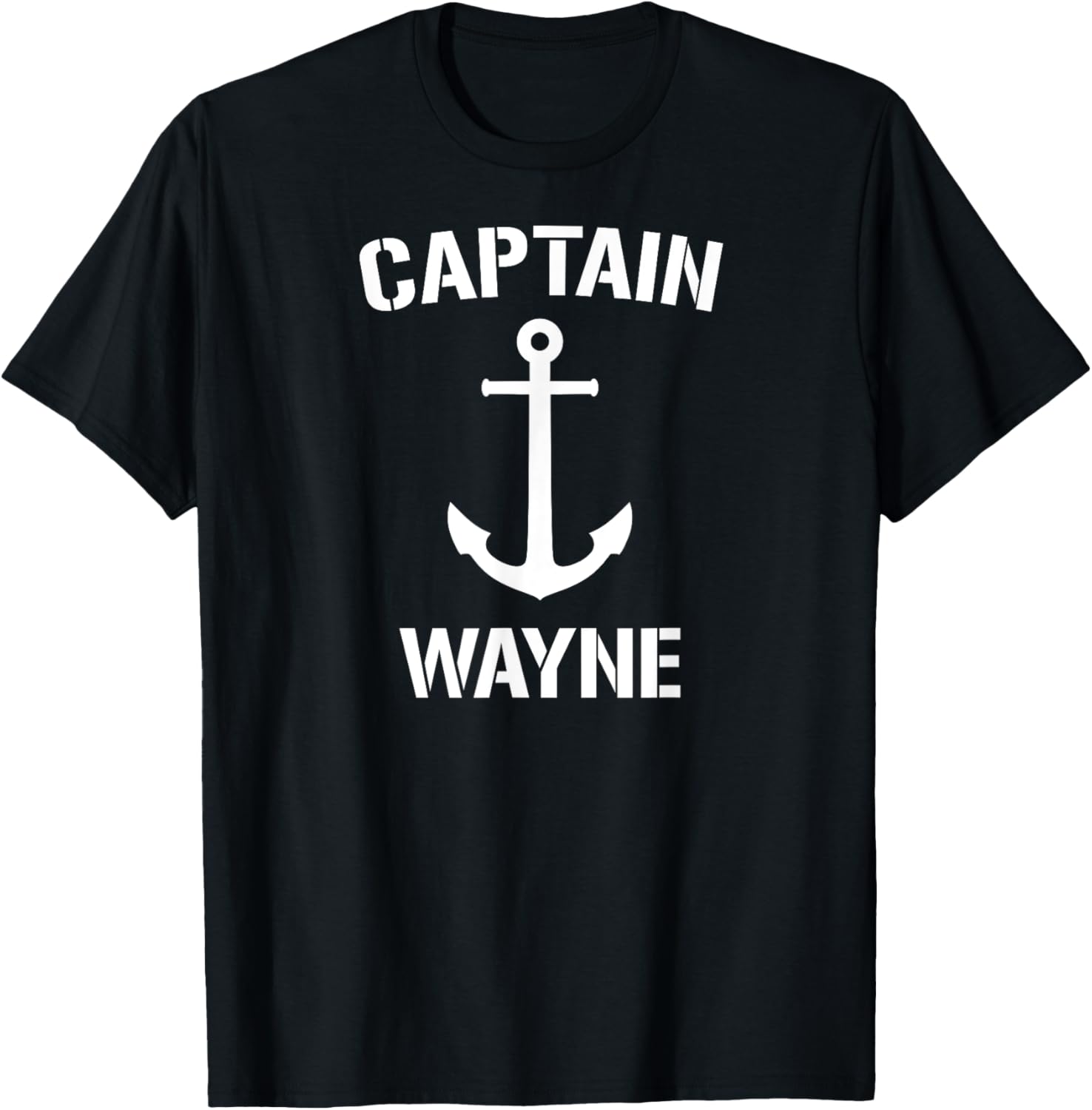 Nautical Captain Wayne Personalized Boat Anchor