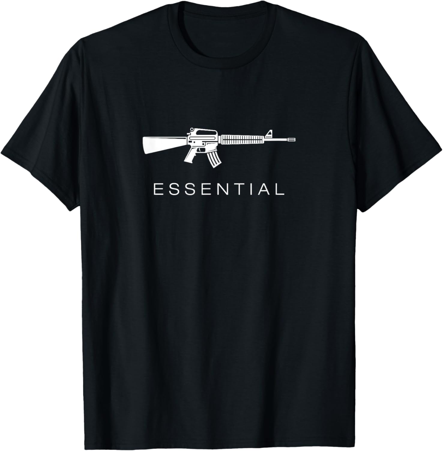 Essential Weapons Gun Shirts Ar 15 Assault Rifle Firearm