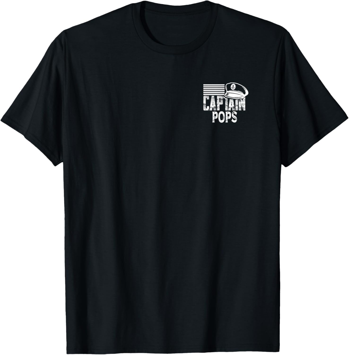 Captain Pops 2 Sided Print Sailing Captain Boat