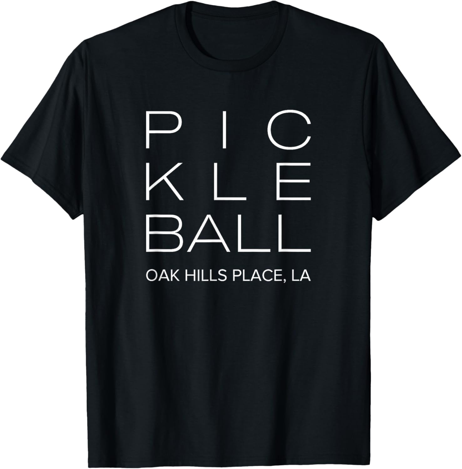 Block Print Pickleball Oak Hills Place, LA