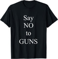 No Guns Tshirt Gun Violence Enough