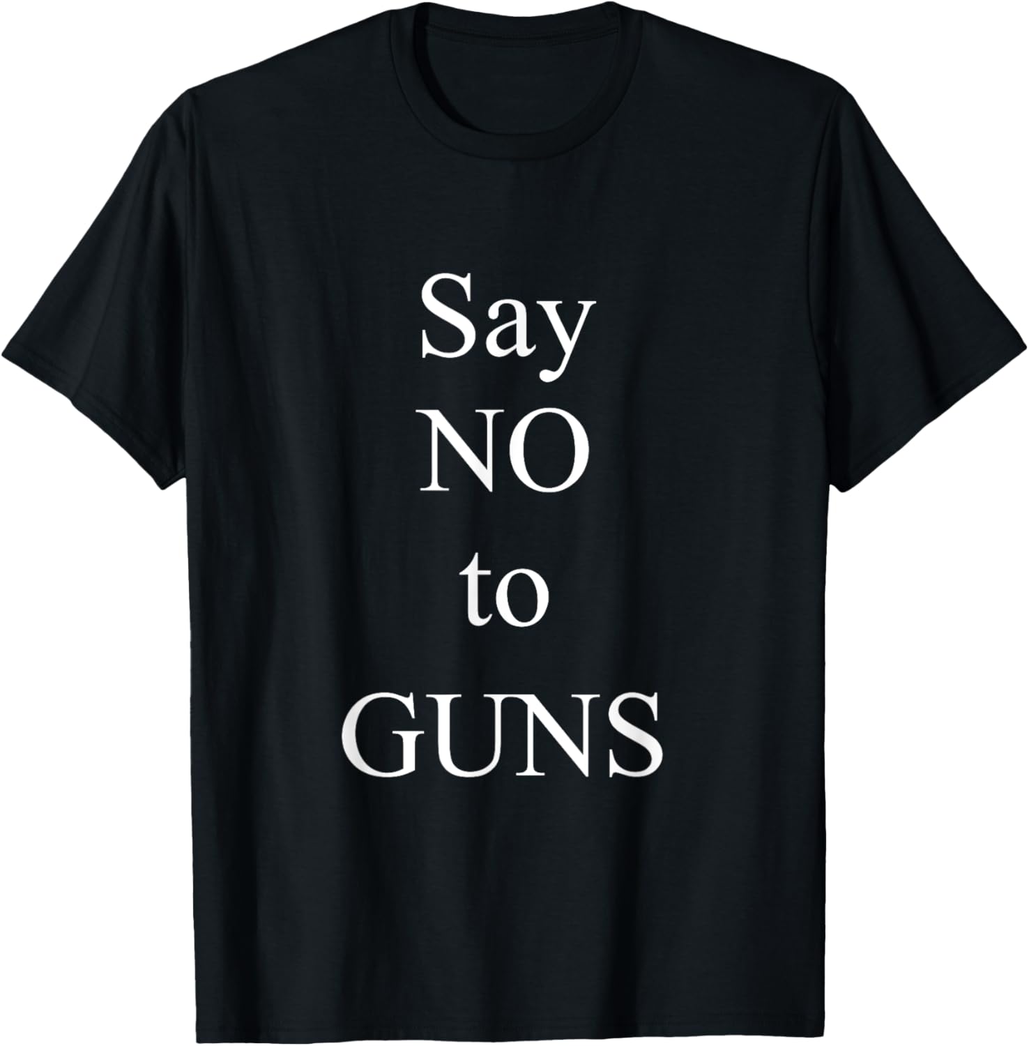No Guns Tshirt Gun Violence Enough