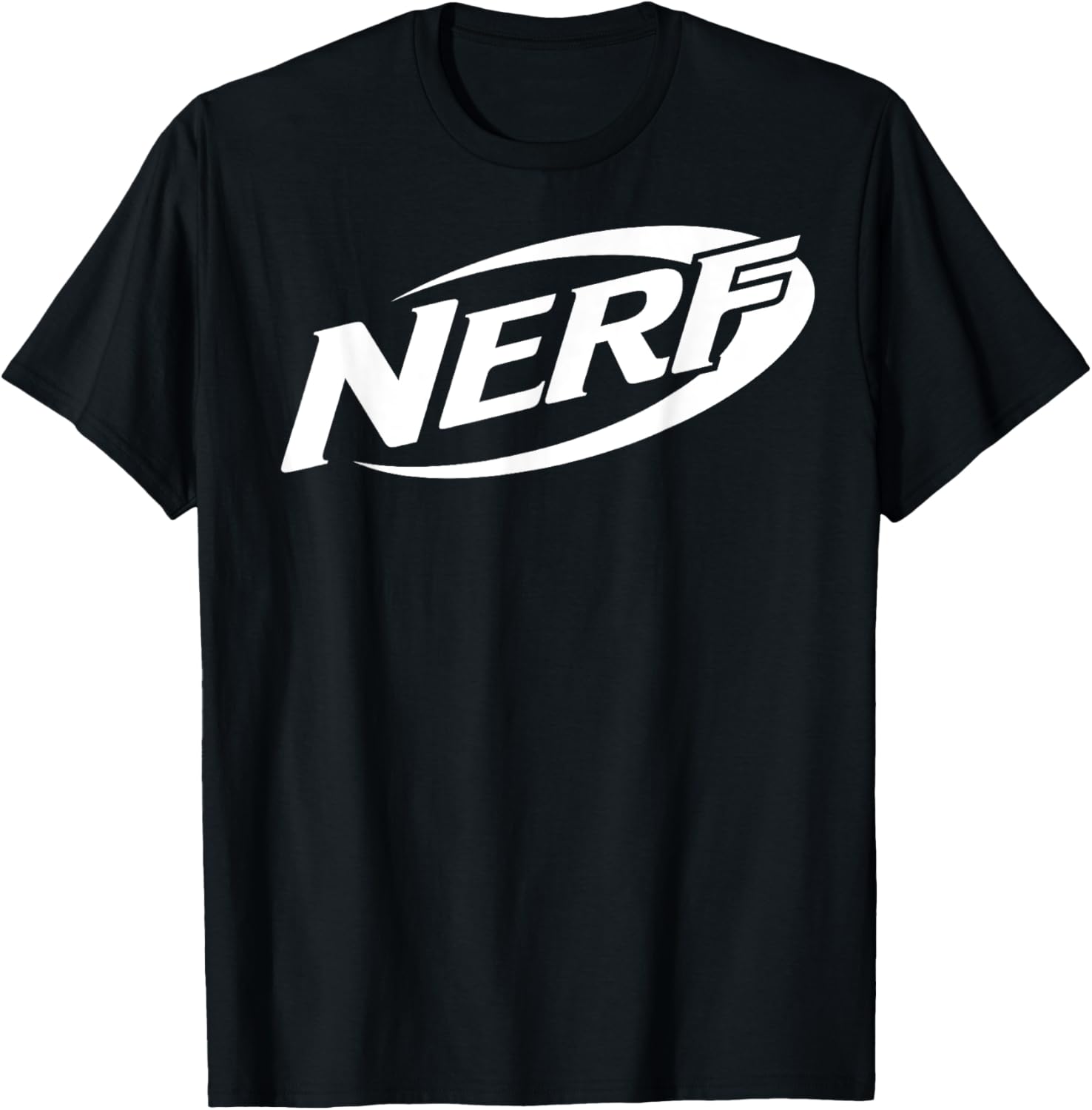 Nerf Simple White Retro Logo