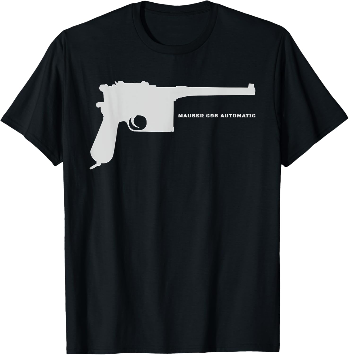 Mauser C96 Automatic Ww1 German Pistol Gun T Shirt