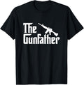 Gun Father T Shirt Funny Gun Owner Shirts Dad