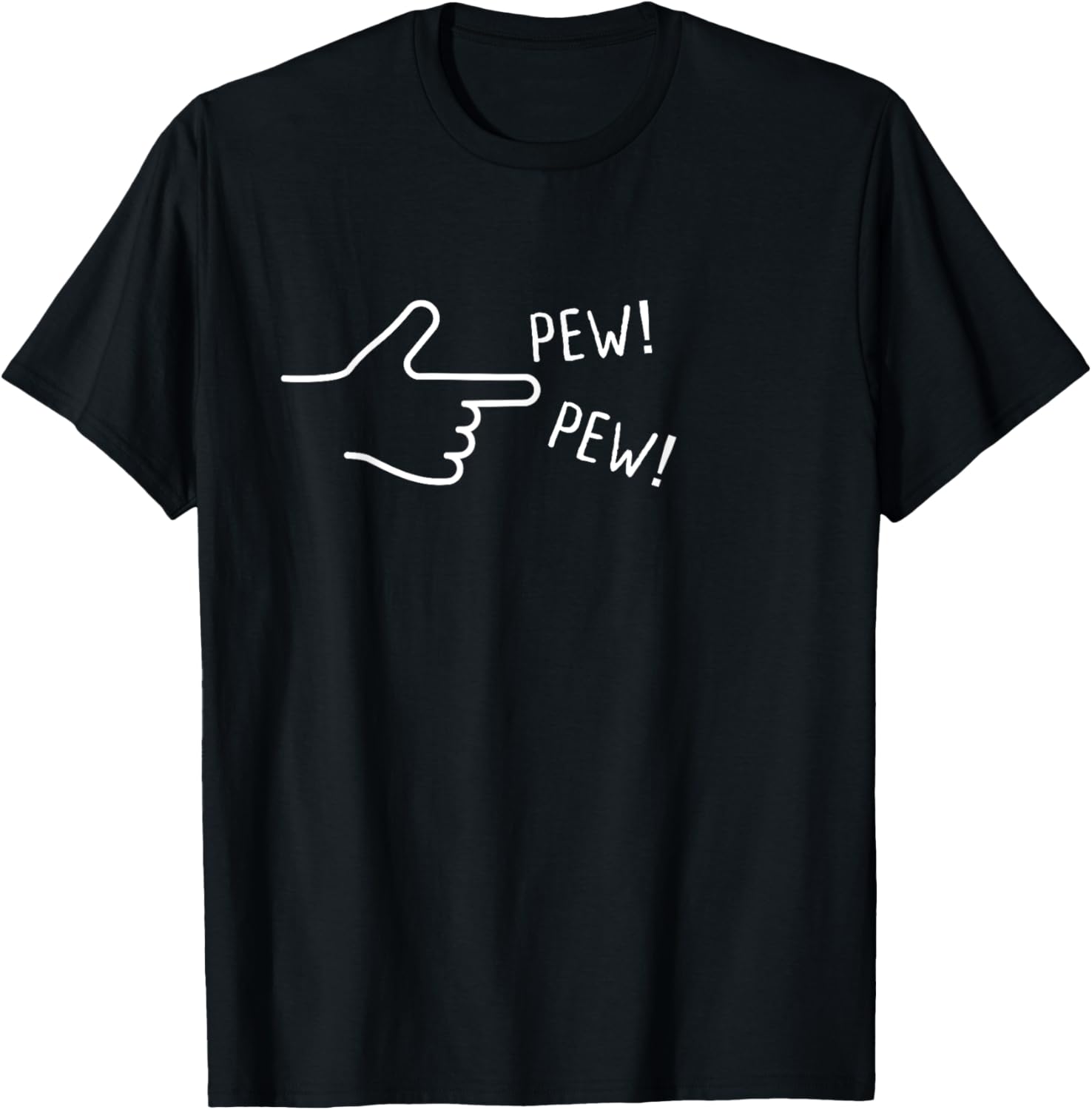 Finger Gun Pew I Funny