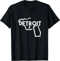 Detroit Smoking Gun Michigan Detroit Tshirt