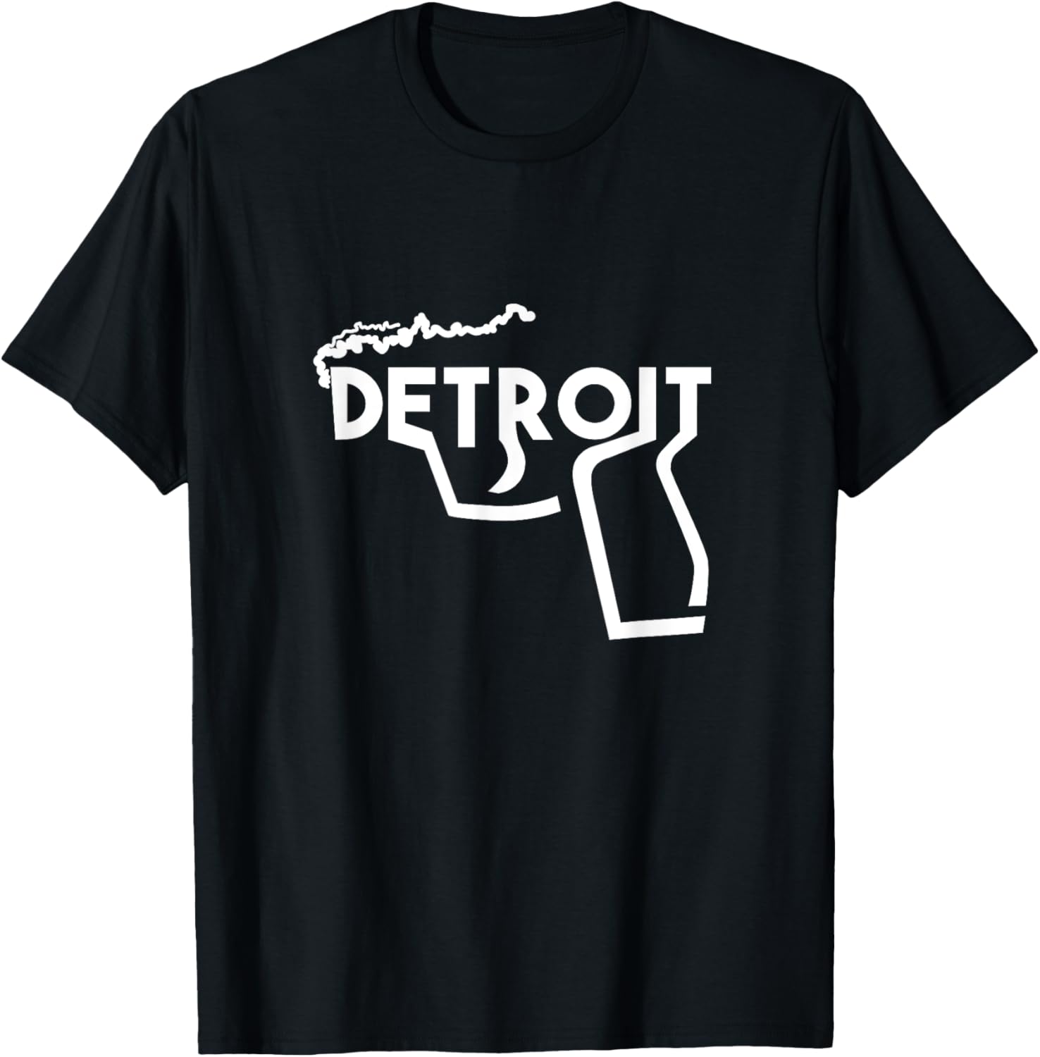 Detroit Smoking Gun Michigan Detroit Tshirt