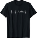 Heartbeat Tugboat Tees Men S Unisex Black Cotton