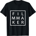 Cool Filmmaker Film T Shirt Gift