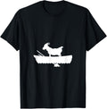 Goat In A Boat White