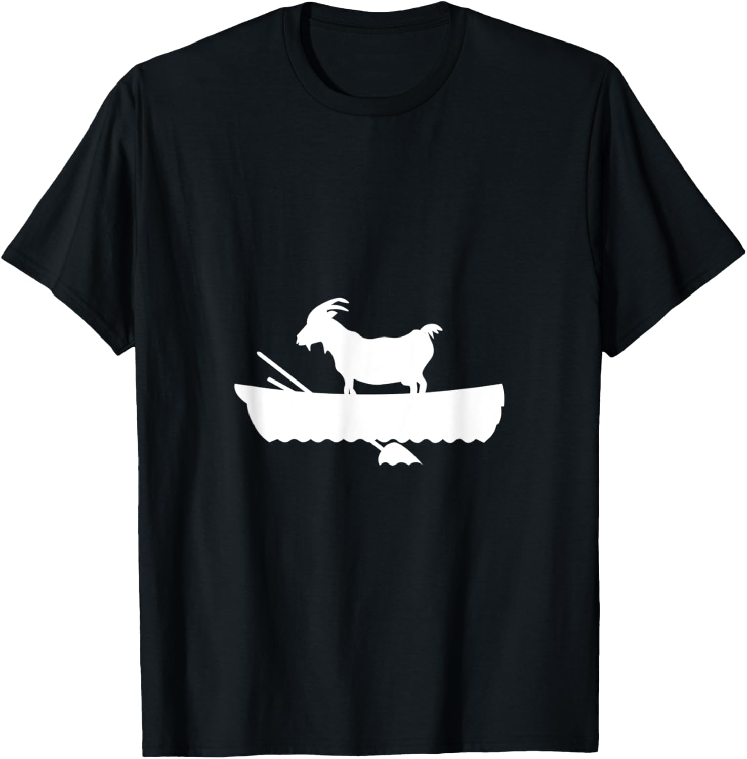 Goat In A Boat White