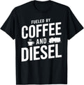 Fueled By Coffee Diesel Train Conductor