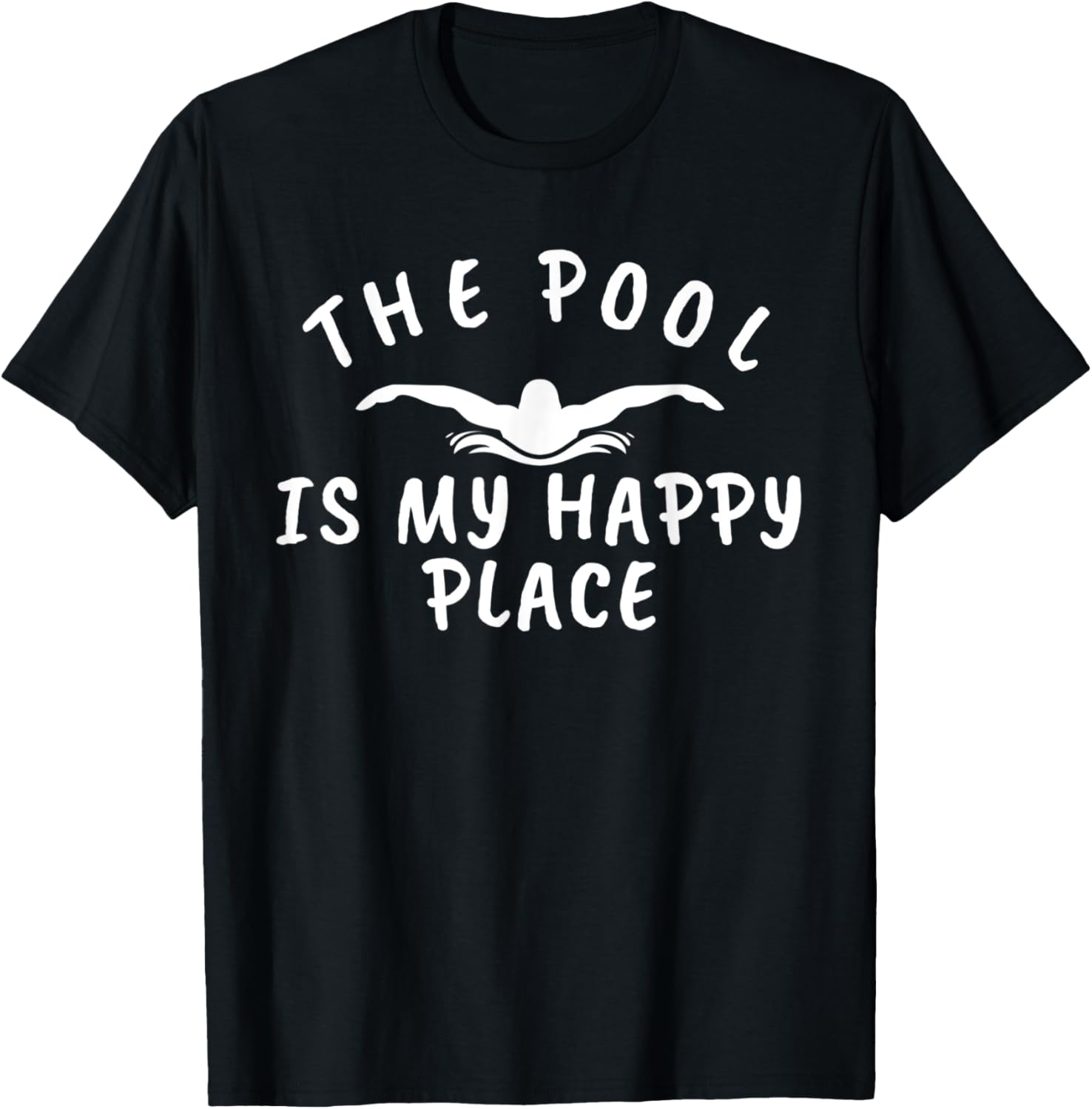The Pool Is My Happy Place Funny Swimmers
