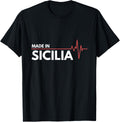Made In Sicilia Italy Italia Place Of Birth Heartbeat