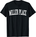 Vintage Miller Place NY Distressed White Varsity Style