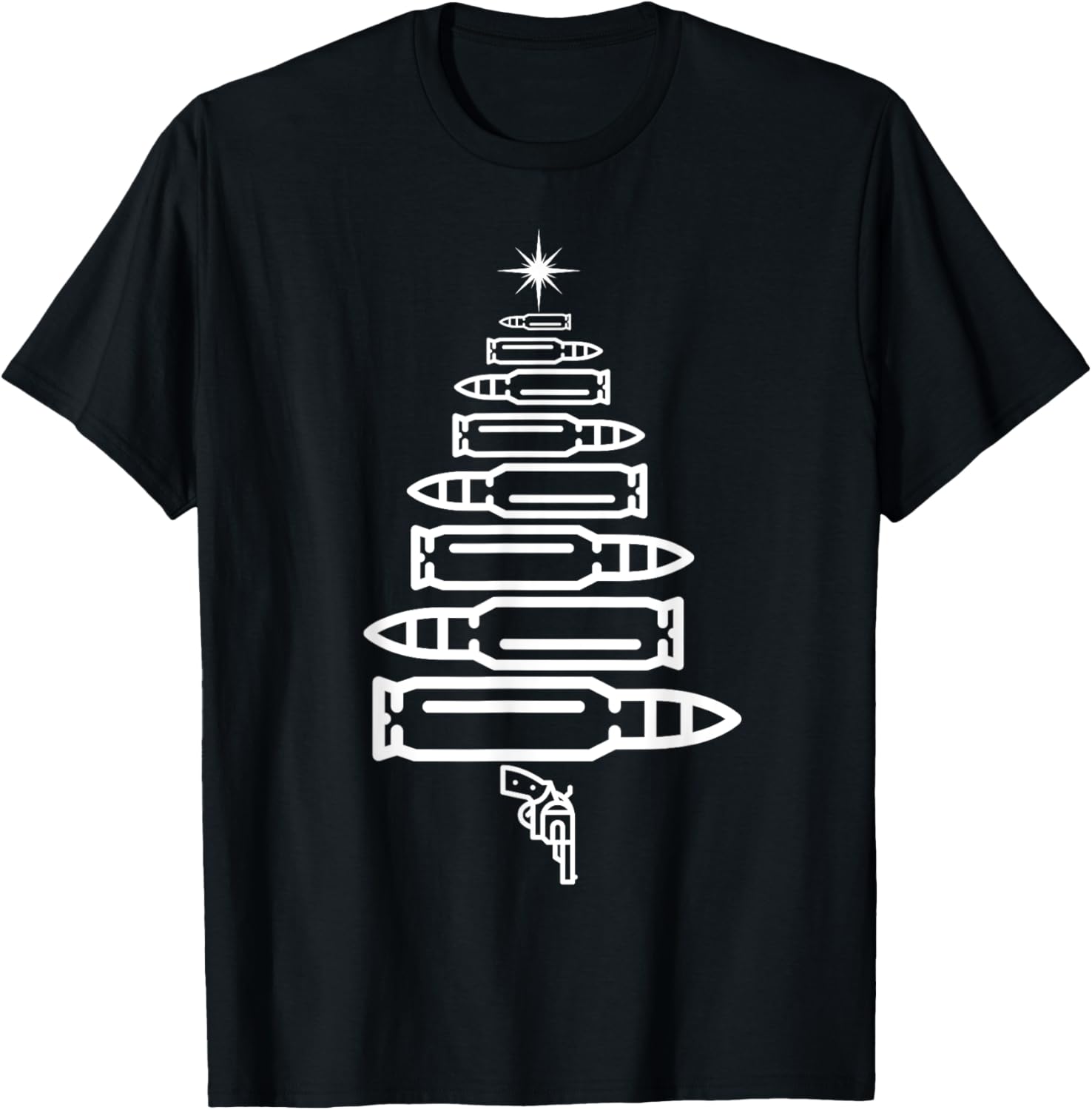 Gun Bullets Christmas Tree Gun Rights Holiday