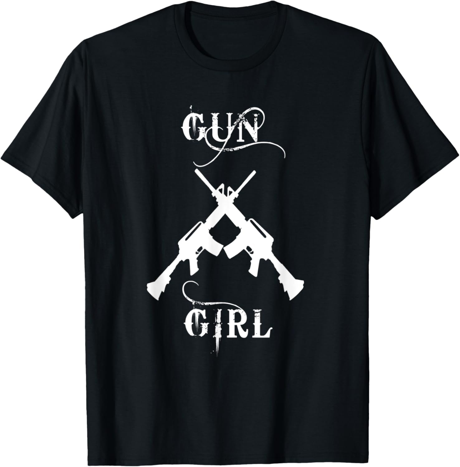 Gun Girl Ar 15 Hunting Gun T Shirt