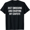 Funny Smoking Gun Smocking And Covfefe Tshirt