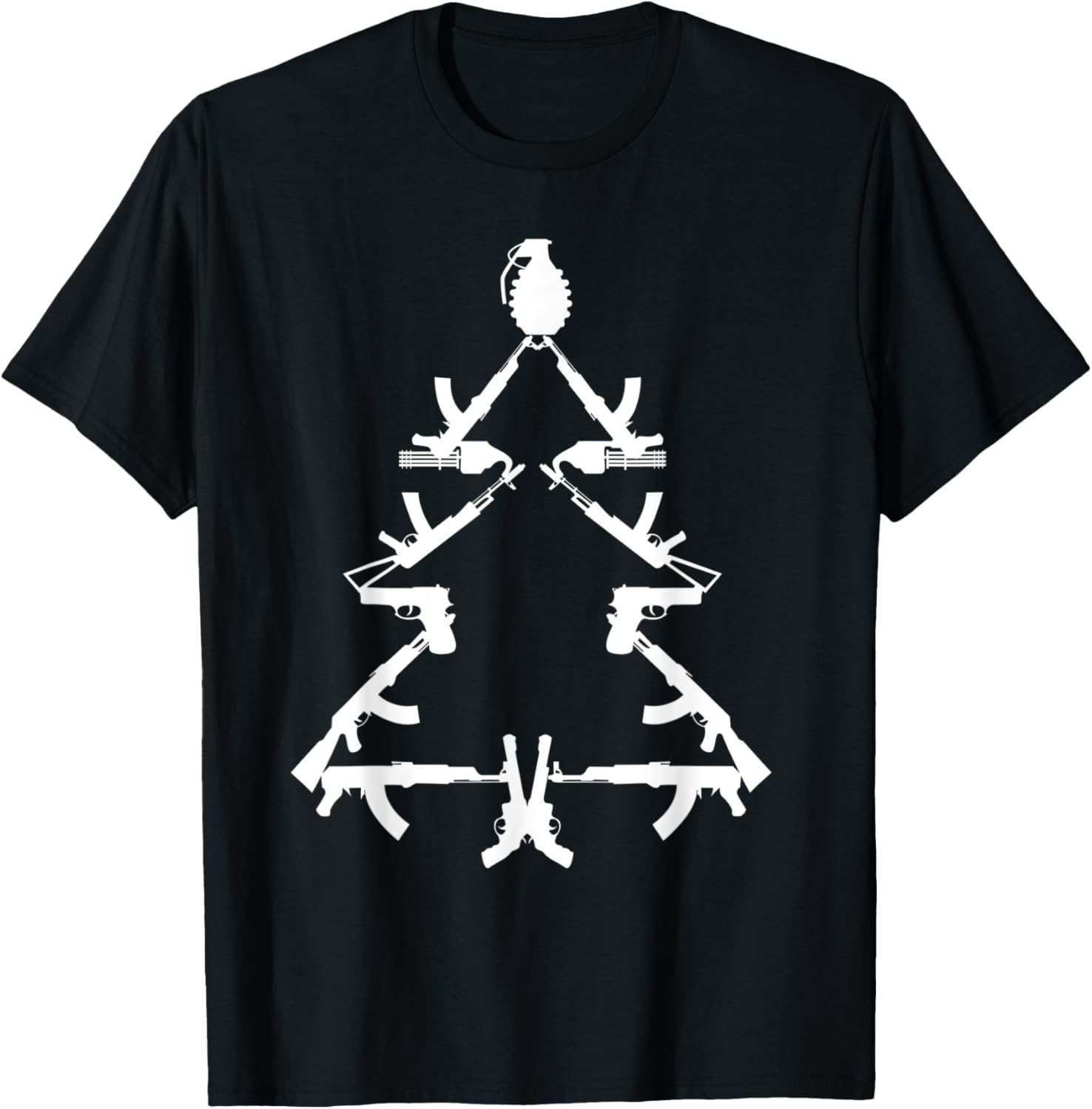 Guns Christmas Tree Xmas For Guns Lover