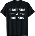 Coffee And Guns Rifle Graphic T Shirts
