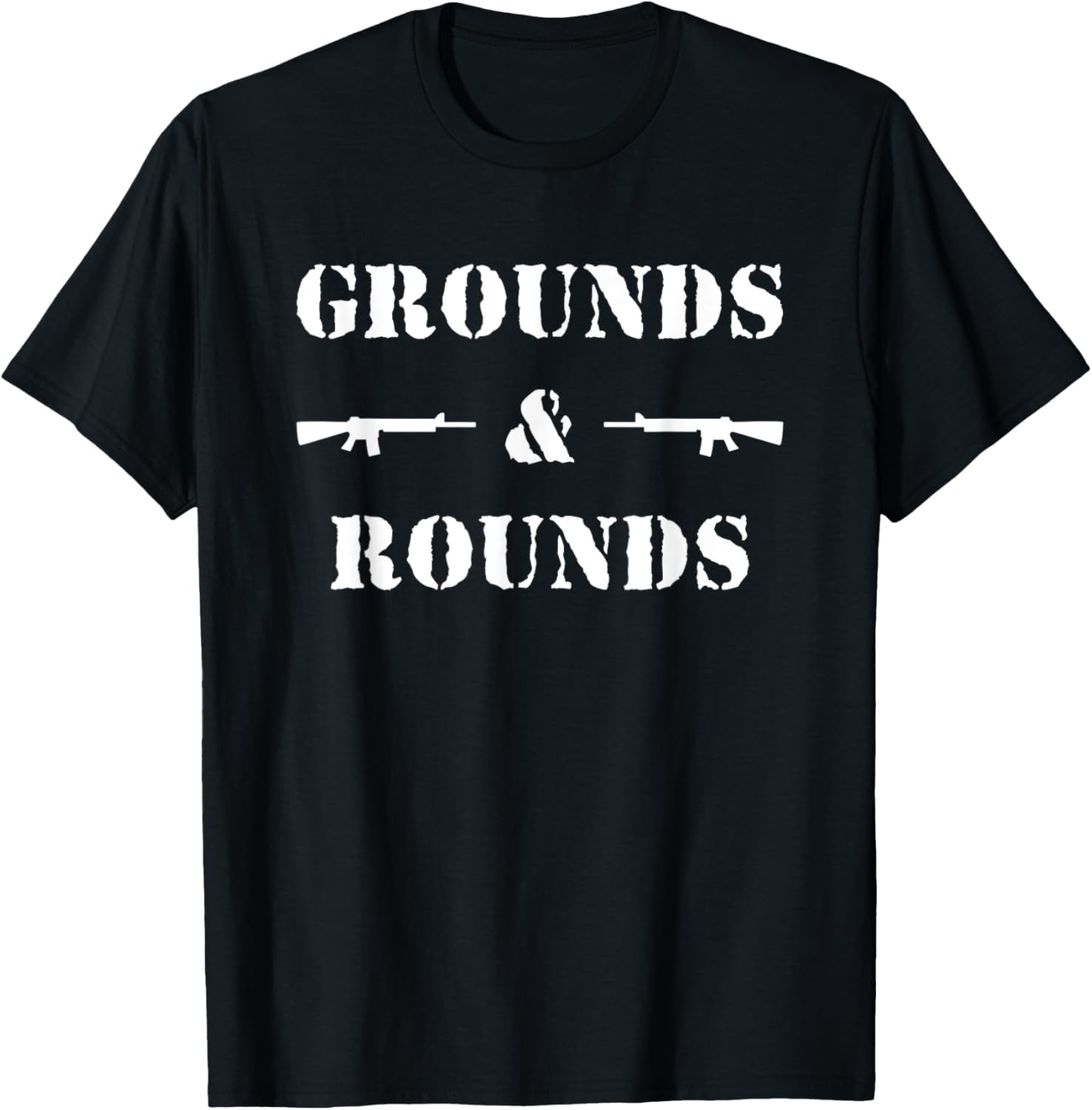 Coffee And Guns Rifle Graphic T Shirts
