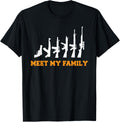 Meet My Family Guns Tee Shirt Hoodie Long Sleeve Sweater