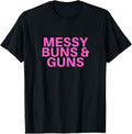 Funny Pinky Gift Messy Buns Guns
